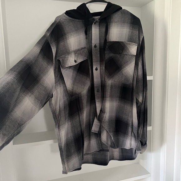 Hooded flannel - Picture 1 of 2
